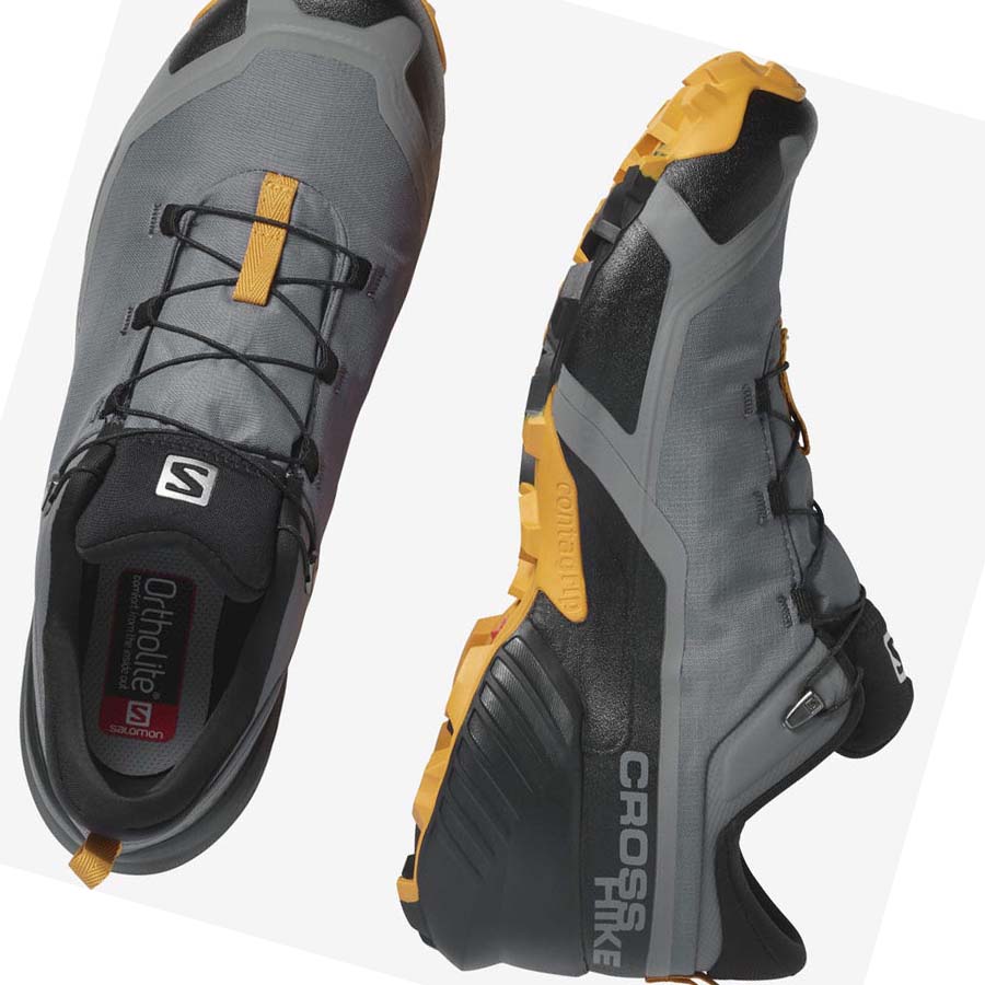 Salomon CROSS HIKE GORE-TEX Túracipő Férfi Szürke | HU 2017TCE